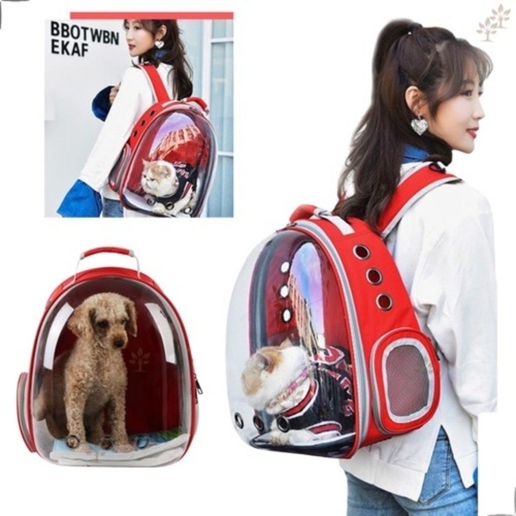 Mochila Bolsa Pet Visão Panorâmica Astronauta Color Gato Ou Cachorro
