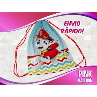 MOCHILINHA PATRULHA CANINA MARSHALL (ENVIO RÁPIDO) - SACOLINHA LEMBRANCINHA