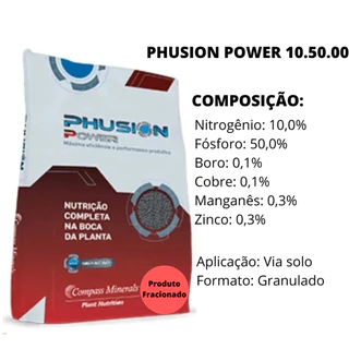 Adubo Fertilizante Phusion Power 3kg para floração e enraizamanto 10-50-00 NPK Produto Original