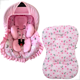 Kit Capa 5 pçs para bebê conforto até 13 kg + Capa de Carrinho Tamanho universal Galzerano Cosco em Oferta na Shopee
