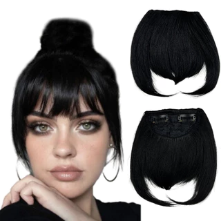 Franja Aplique Tic Tac Extensão Cabelo Fibra Orgânica Weng