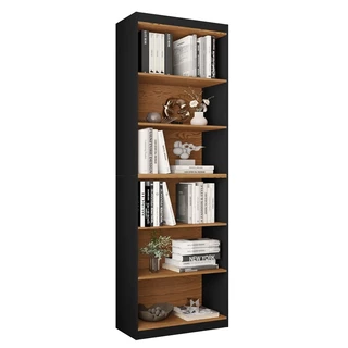 Estante Organizador Livreiro Prateleira Para Sala Quarto Escritório Gold 2 Módulos