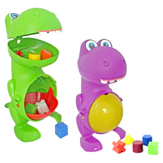 Brinquedo Educativo Didático Dinossauro Peças de Encaixe