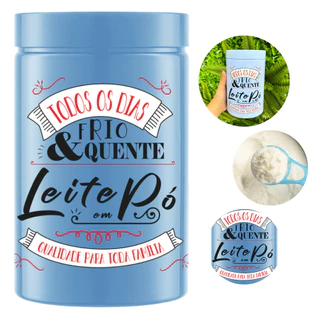 Pote Leite Em Pó Com Tampa De Rosca Spresso 1,5 Litros Azul