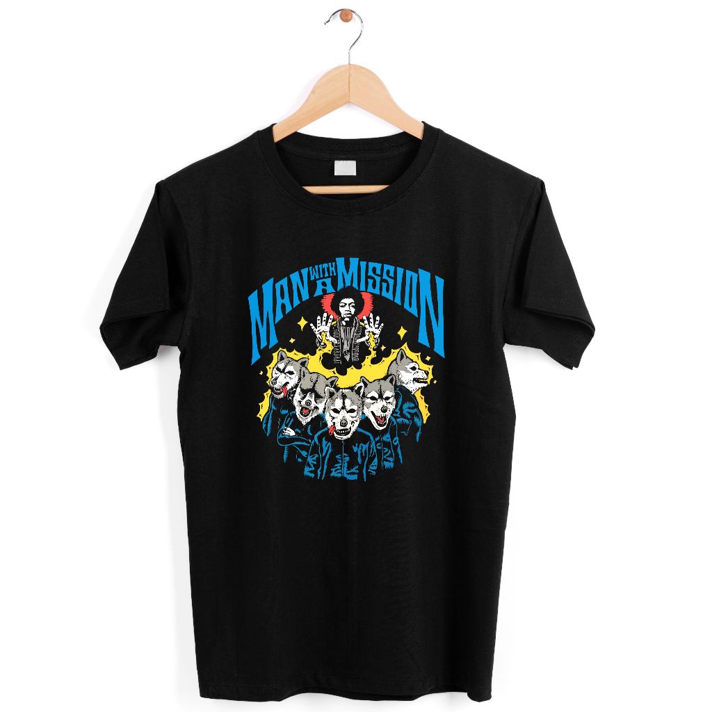 Camiseta Banda Man With a Mission MWAM JRock JPop 100% Algodão