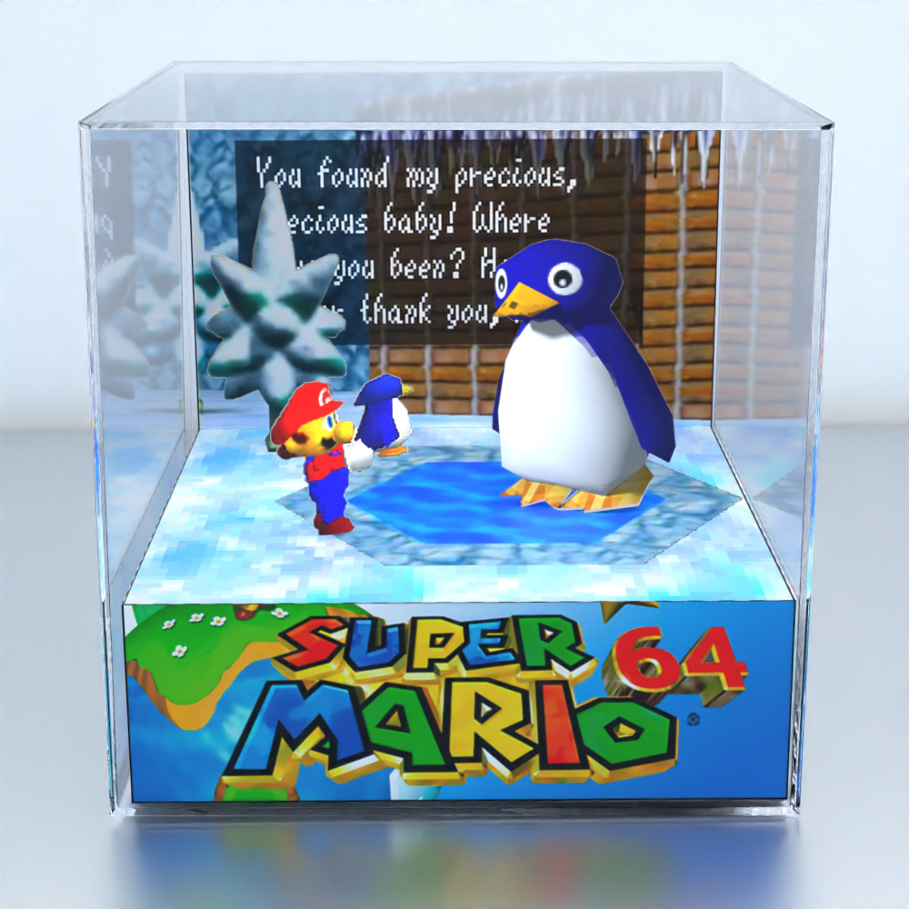 Cubo Diorama Super Mario 64