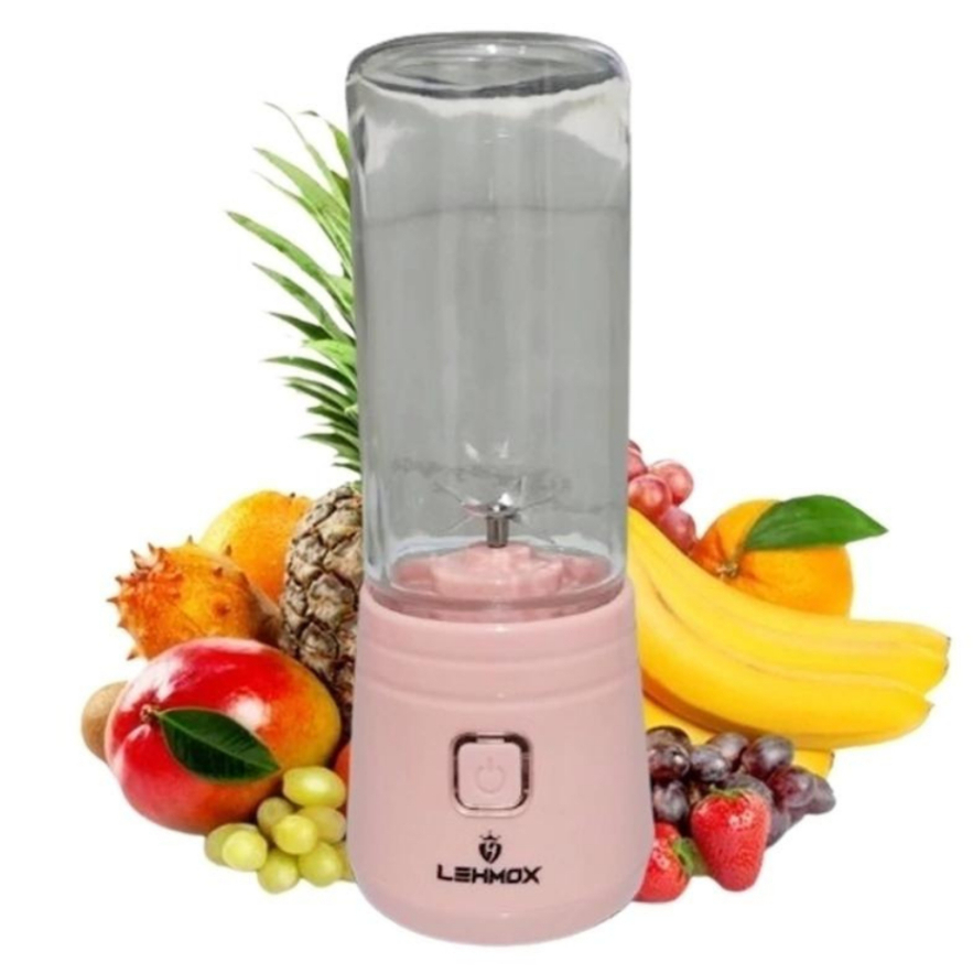 Mini Liquidificador Portátil Recarregável 400ml LEY-1698 - Lehmox