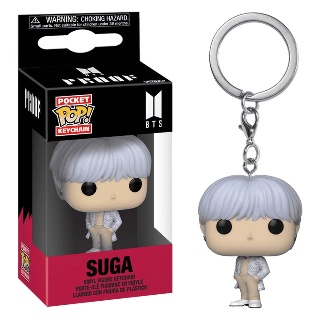 CHAVEIRO FUNKO POP KEYCHAIN BTS PROOF - SUGA (72574) NOVO ORIGINAL ...