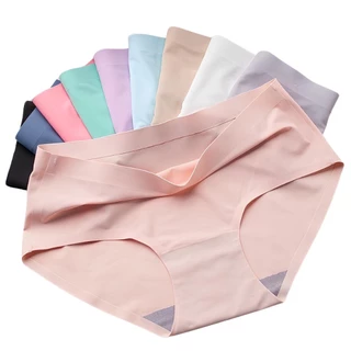 Kit 5 Calcinha Sem Costura Ice Silk Soft Conforto Ultra Fina Lingerie