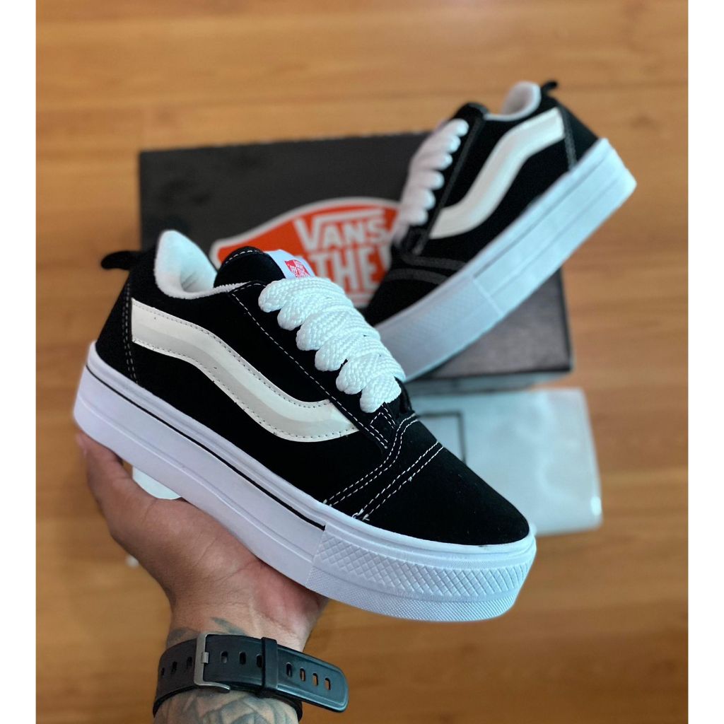 Tenis Feminino Vans Plataforma Promoção Envio Imediato Lançamento ...