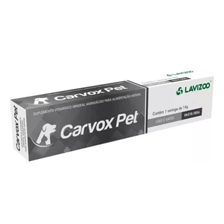 Carvox Pet Lavizoo Suplemento Vitamínico Mineral - 1 Seringa de 14 g