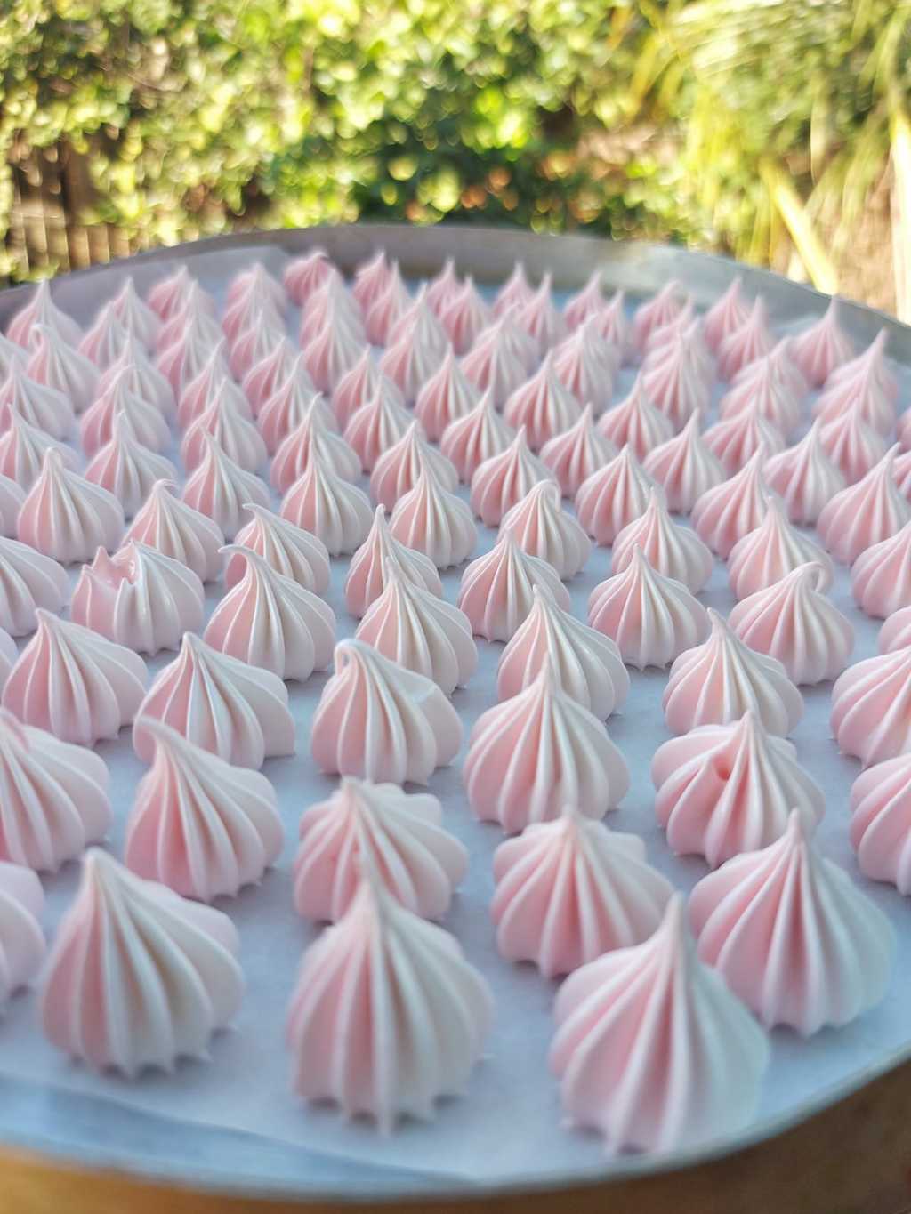 Mini Suspiros ROSA E BRANCO - Pacote com 100 unidades Gotinha. Para ...