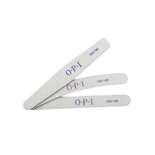 Kit 10 Lixas Bumerangue Meia Lua Unha Porcelana Lavável 100/180