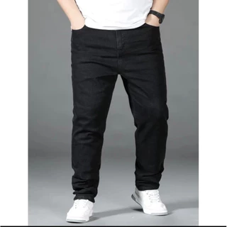 Calça Jeans Masculina Plus Size Tamanho Grande Otima Qualidade Envio Rapido PRETA