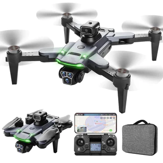 Drone S166 GPS Wi-Fi Ultra 5Ghz 1000m Dual Câmera 8K Sensor de Obstáculos Grande Bateria 3000 Mah