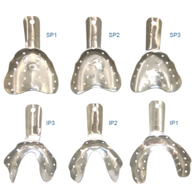 MOLDEIRAS EDENTADOS PERFURADOS - KIT COM 06 PEÇAS - MAC DENTAL