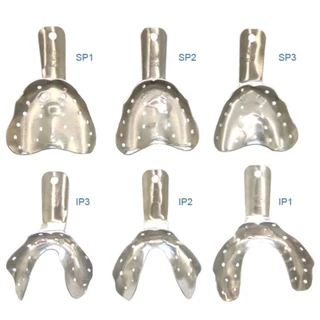 MOLDEIRAS EDENTADOS PERFURADOS - KIT COM 06 PEÇAS - MAC DENTAL