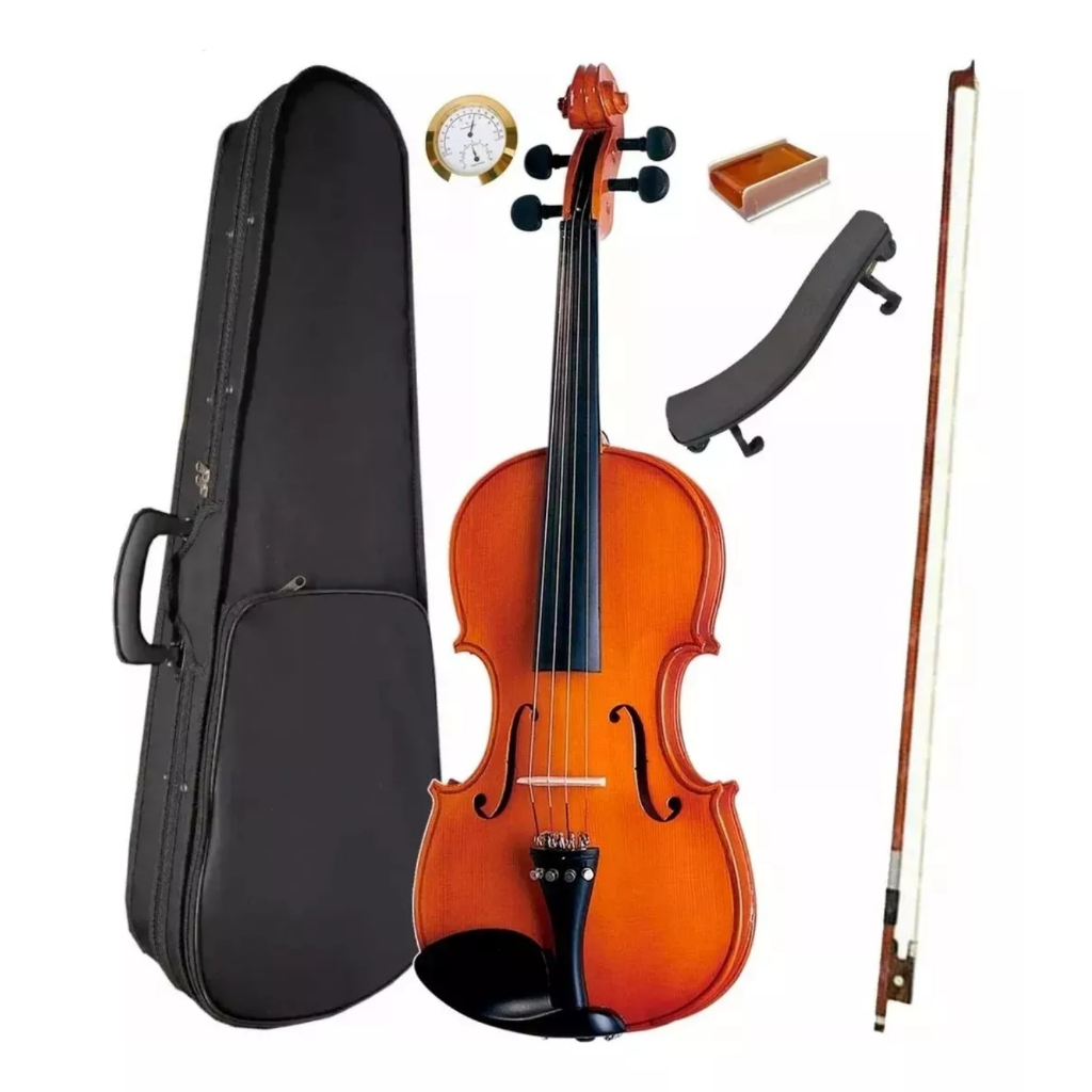 Violino Tradicional Michael Vnm40 4/4 Tampo Sólido Spruce | Shopee
