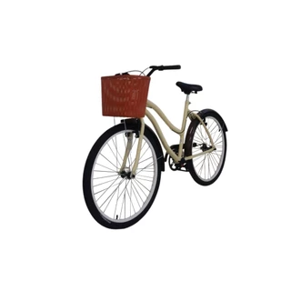 BICICLETA ARO 26 RETRO BEACH BIKE FEMININA VINTAGE BEGE MAROM