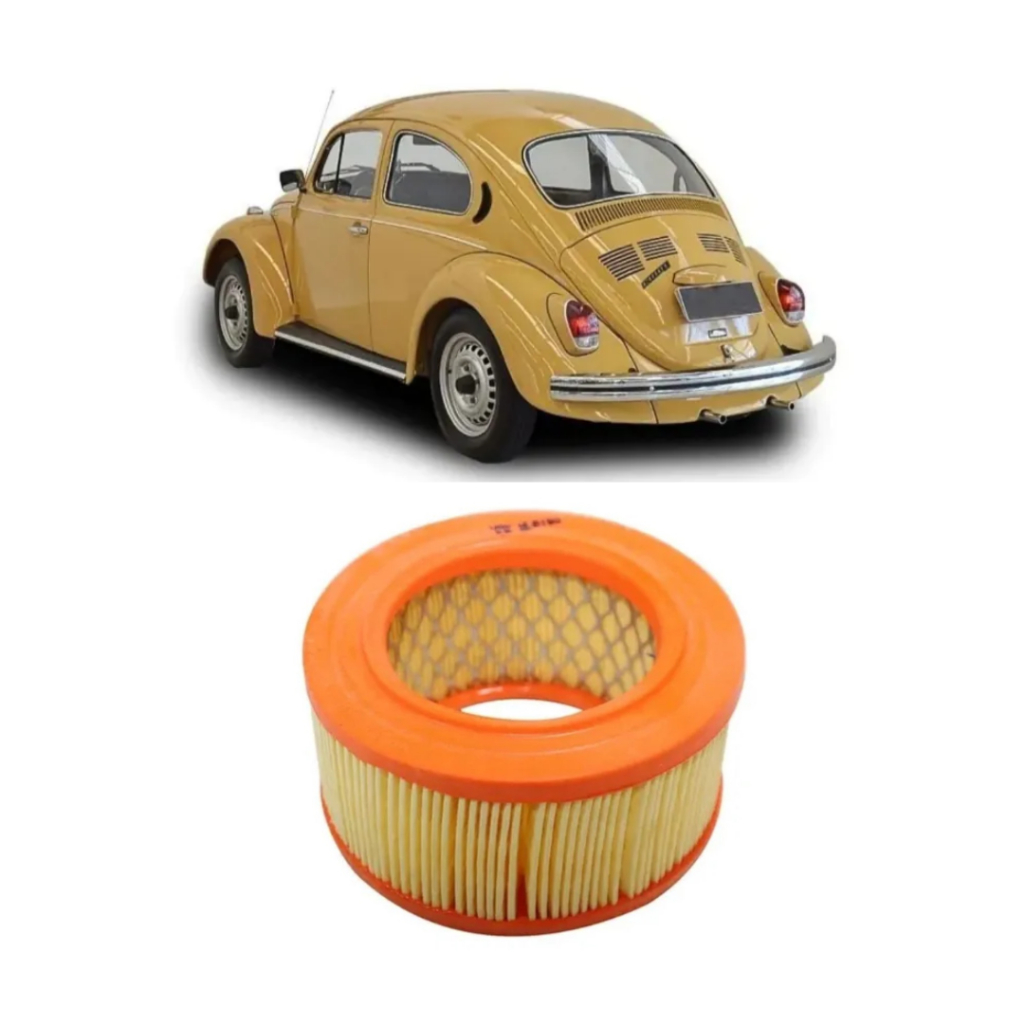 Filtro De Ar Fusca 1200 1300 1500 1600 Carb Simples | Shopee Brasil