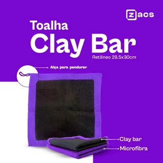 TOALHA CLAY BAR Descontaminadora - ZACS