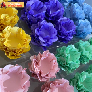 120 Forminhas de Doces Finos Flor Luxo Style Casamento Festa Cores Aniversário