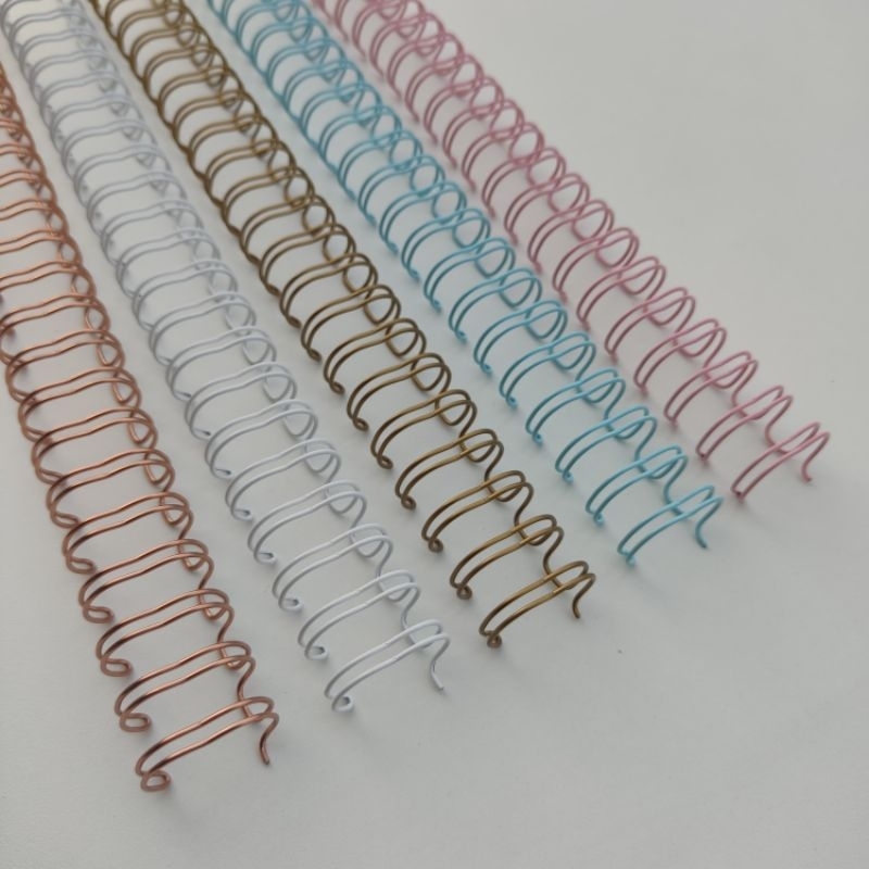 Wire-o 5/8 passo 2x1 para 120 folhas 10 Unidades