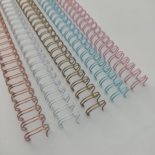Wire-o 5/8 passo 2x1 para 120 folhas 10 Unidades