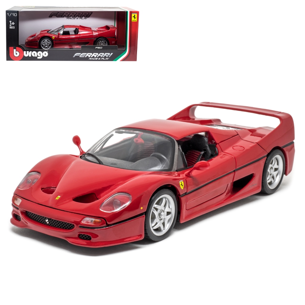 Miniatura de Carro Colecionável Ferrari F50 1/18 Bburago | Shopee