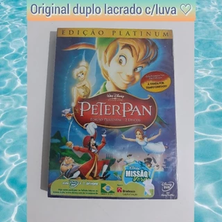DVD duplo Peter Pan original lacrado