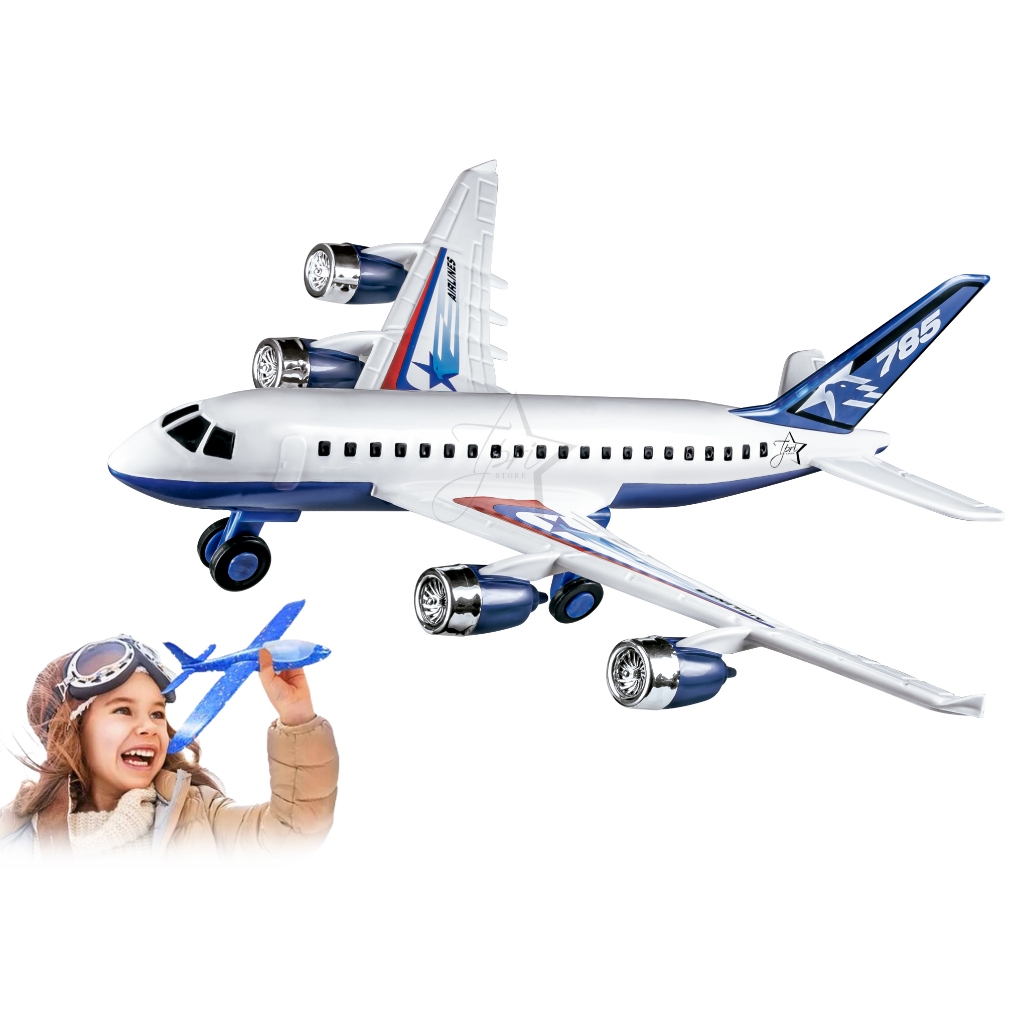 AVIÃO DE BRINQUEDO GRANDE 36 CM INFANTIL ORIGINAL BRINQUEDO DE CRIANÇA ...