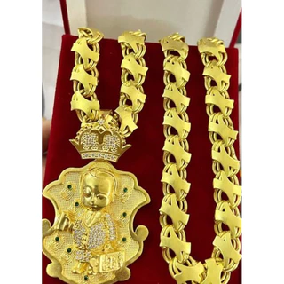 cordão friso x 12mm pingente poderoso chefinho 100% moeda antiga