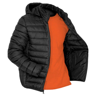 jaqueta Puffer Matelassê Masculina Capuz Removivel impermeável