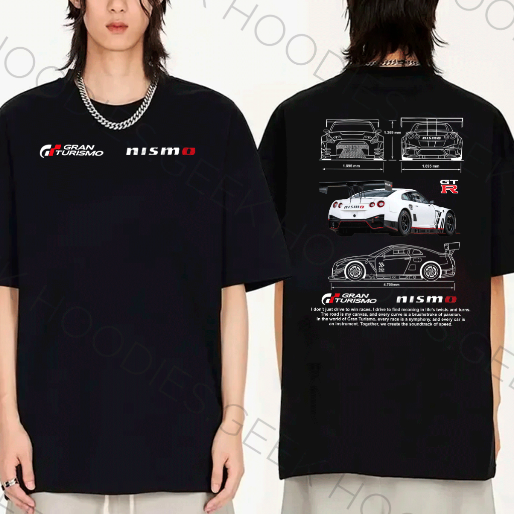 Camiseta Basica Algodao Gran Turismo Nismo Gtr Carro Skyline Aesthetic Unissex