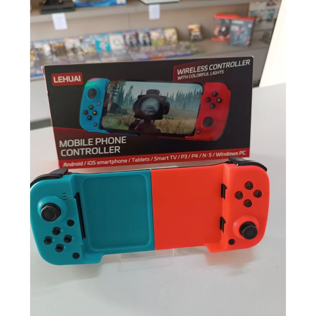 GAMEPAD ORIGINAL CONTROLE SEM FIO PARA CELULAR - IOS, ANDROID, PC, PS3, PS4