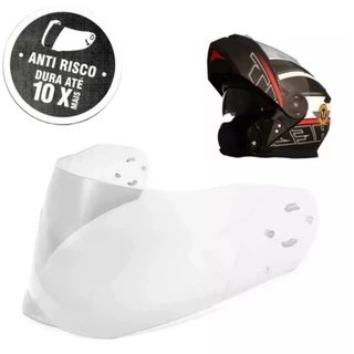 Viseira Cristal transparente antirisco capacete HELT - New Hippo Glass