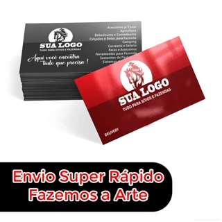 Cartão de visitas 1,000 und ( criamos a arte )