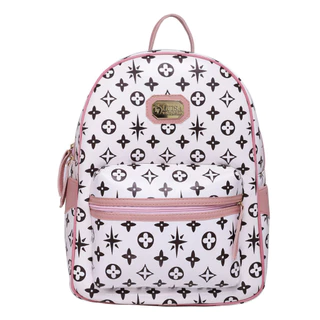 Mochila Bolsa De Ombro Media Couro Ecologico Reforçada Feminina Escolar Faculdade Promoção