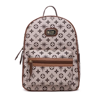 Mochila Bolsa De Ombro Media Couro Ecologico Reforçada Feminina Escolar Faculdade Promoção
