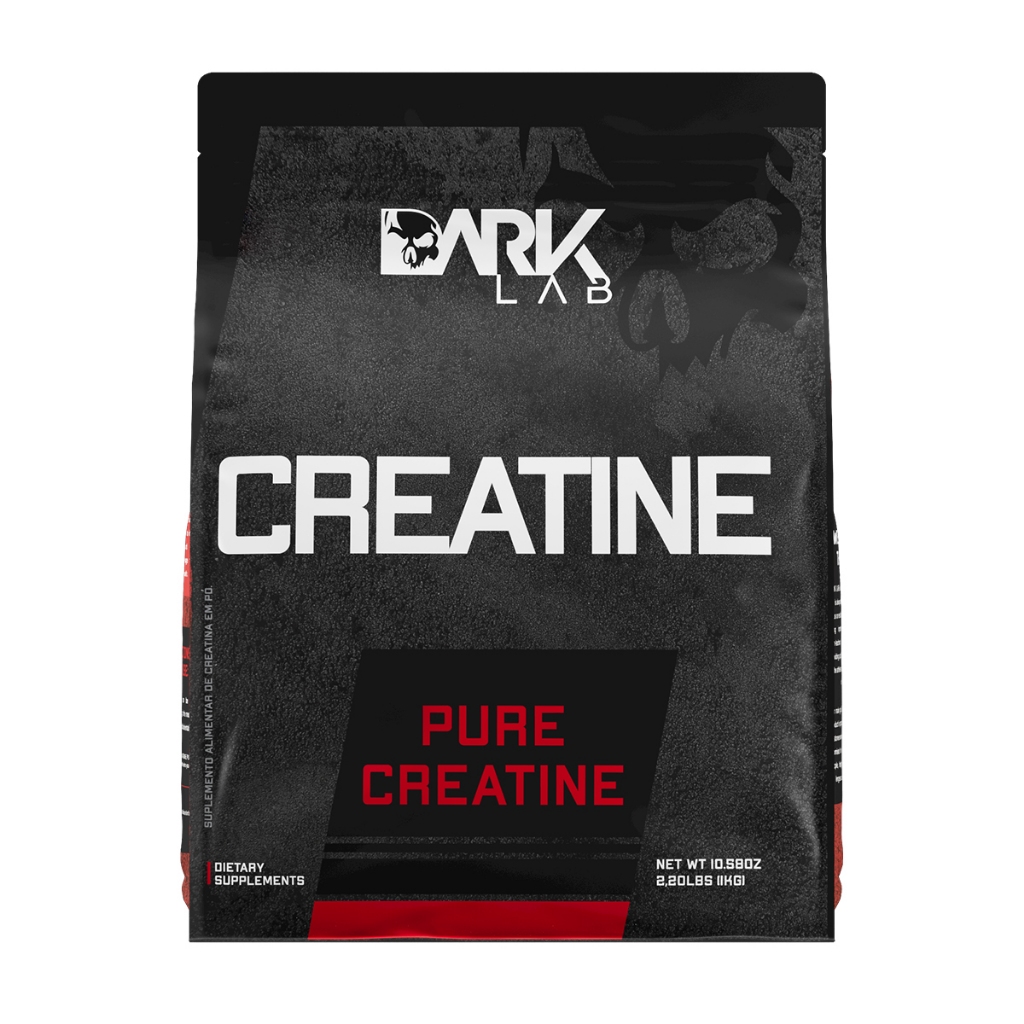 Creatina Monohidratada Pura Refil 1Kg Dark Lab - Creatine, Creatina 100% Pura