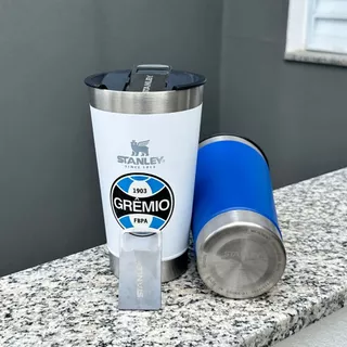 Copo Térmico Stanl.. de time / Gremio / personalizado com tampa e abridor 473ml