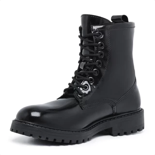 COTURNO VERNIZ BOTA MASCULINA MILITAR