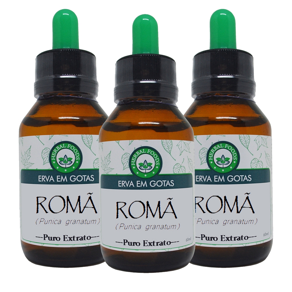 3 Extratos de Romã - 60ml