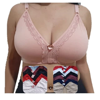 Kit 8 Sutian Tamanho Especial Plus Size Extra Reforçado Sem Bojo Liso Sutiã Sutien Soutian Sutiãs 40 ao 56