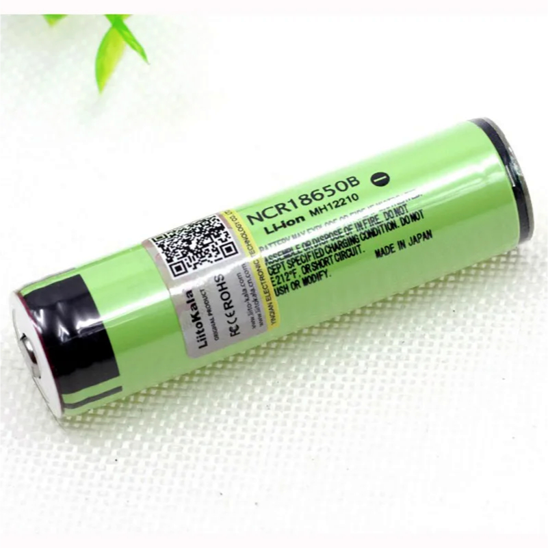 Bateria Liitokala 3400mAh com chip de proteção ideal para lanternas