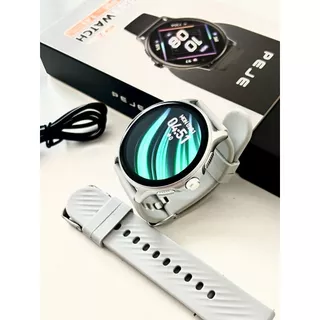Smartwatch AMD -8 AMOLED display screen A Prova Dágua pulseira de borracha