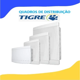 Quadro de distribuição original tigre. , caixa de energia , embutir .