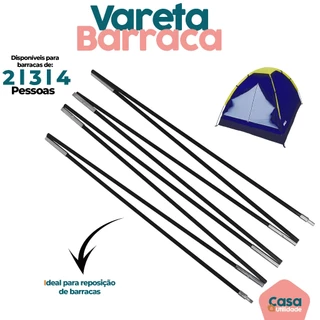 Kit Varetas Barraca Iglu 2, 3 e 4 Pessoas Reposição Conjunto Fibra