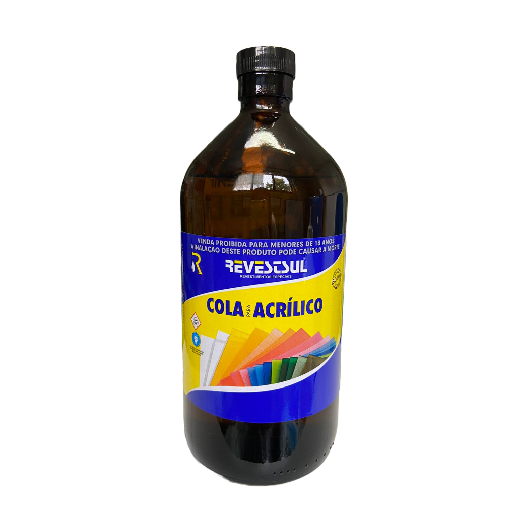COLA PARA ACRÍLICO REV-500 500ML REVESTSUL | Shopee Brasil