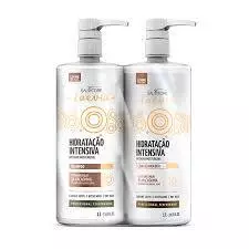 Kit Shampoo e Condicionar Profissional Hidratação Intensiva Salvatore Laevia 1l Cada
